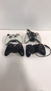 (4) Xbox 360 Remote Controllers