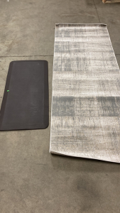 3x8 Gray/Tan/White Hallway Rug, 42&rdquo;x20&rdquo; Kitchen Standing Mat