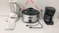 12 Speed Blender-Hamilton Beach Crockpot-MR.Coffe Coffe Pot