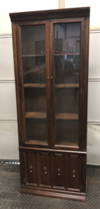 2 Door showcase with 4 Drawers