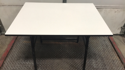 White Space Saver Fold up Table