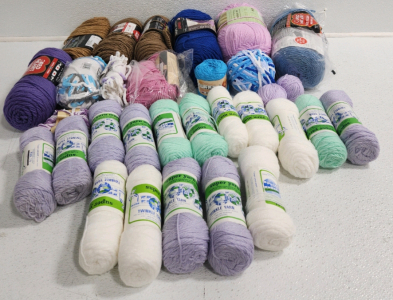 (31) Rolls Of Asstored Yarn