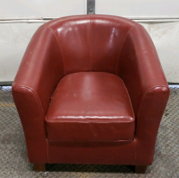 Red Vinyl Chair