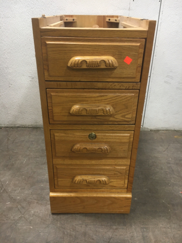 Oak roll top office desk