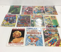 (11) Action Graphic Novel Comics Including Superman, Batman And More!