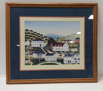 Farm House Framed Print