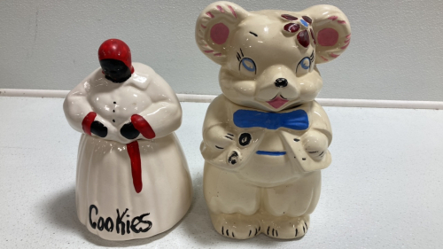 1950’s Bear Cookie Jar, 1940’s Cookie Jar