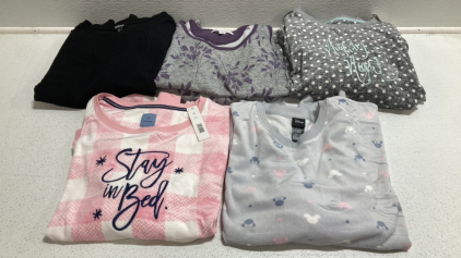 Women&rsquo;s Clothes Size XXL: Black Lounge Set, Purple Lounge Set, Gray Sleep Set, Pink Sleep Shirt, Disney Sleep Shirt