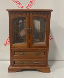 15&rdquo;x12&rdquo; Vintage Gorgeous Wooden Jewelry Case