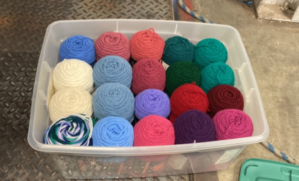 (20) Rolls of crocheting In All Kinds of Vibrant and Cool Colors