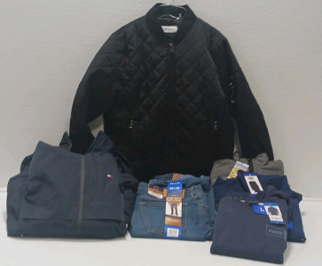 Men's Coats, Jackets, Pull Overs And Jeans