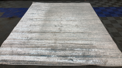 7’10” x 10’ Gray/Blue Area Rug