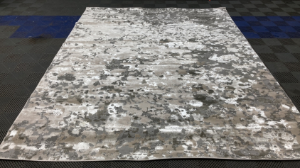 7’10” x 10’ Silver/Gray Area Rug