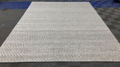 8’ x 10’ Gray Wool Rug