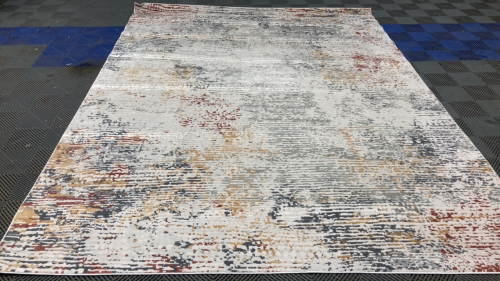 7&rsquo;10&rdquo; x 10&rsquo; Gray/Multicolor Area Rug