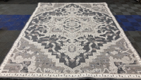 7&rsquo;10&rdquo; x 10&rsquo; Tan/Blue-Gray Area Rug
