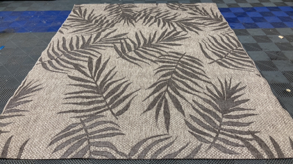 7’10” x 10’ All Weather Brown Area Rug