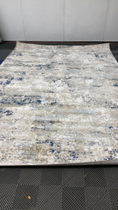 8&rsquo;9&rdquo; x 13&rsquo; Tan/Blue Area Rug