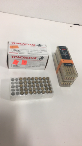 (40) Winchester 380 Auto Cartridges (200) CCI Mini Mag .22LR Cartridges