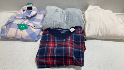 Women&rsquo;s Clothes Size XL: Plaid Shirt Jacket, Harry Potter Onesie, Cream Plush Robe, 2pc Lounge Set