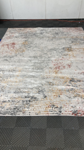 7’10” x 10’ Gray/Multicolor Area Rug