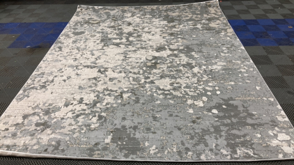 7’10” x 10’ Silver/Gray Area Rug