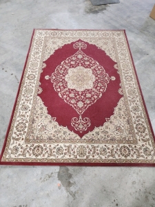 Red Pasiley Area Rug 5ft 2in * 7ft * 2in