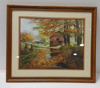 Farm House Framed Print