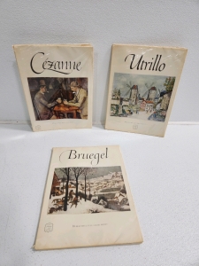 (3) Artist Picture Books ( Cezanne, Utrillo, Bruegul)