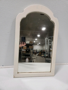 White Framed Mirror