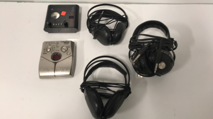 Pioneer HeadPhones-(2) K.44 Headphones-Tube MP-Zoom 505ll Guitar