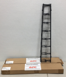 (2) Apc Netshelter 8-Cable Ring Vertical Cable Organizers