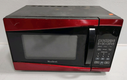 West Bend Red Microwave