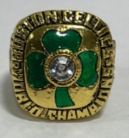 1984 Boston Celtics Championship Ring Named To Larry Bird