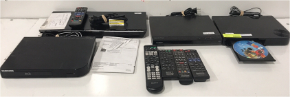 Panasonic/Sony/(2) Samsung DVD Players