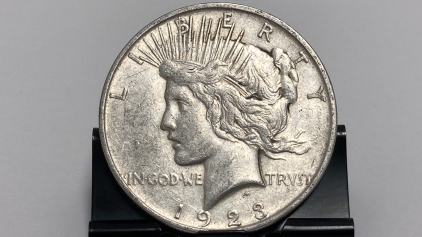1923 Silver Peace Dollar Coin— Verified Authentic
