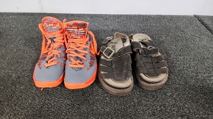 Nike Hyperdunks & Sketchers Sandels