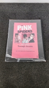 Signed Autographed The Pink Spiders Band Poster