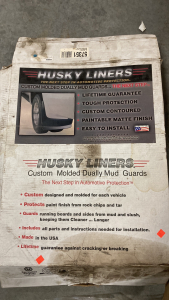 Dually mud flaps