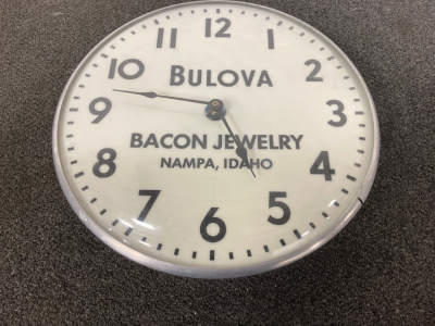 Vintage Wall Clock "Bacon Jewelry"