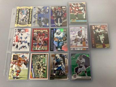 Football Cards Stars Hall of Famers - (13)