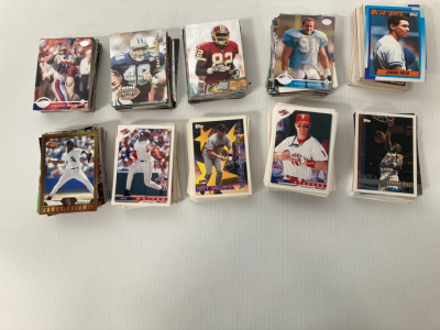 Bag of sports cards