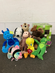 Stuffed Animals & Minecraft Head