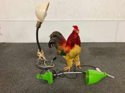 (2) Lamps And Decor Chicken