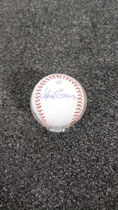 Signed Baseball By Mike Garman Comes w/ Case