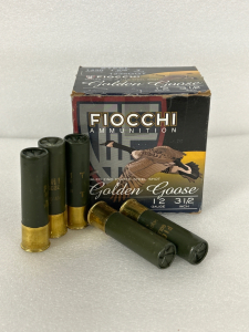 Box of Fiocchi Golden Goose 12 GA 3 1/2”