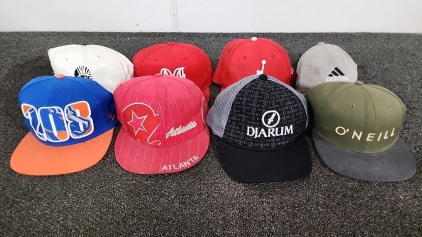 8 Assorted Baseball Caps