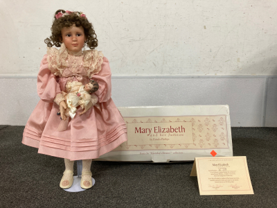 Mary Elizabeth From The "Yesterday's Dreams" Collection Porcelain Doll