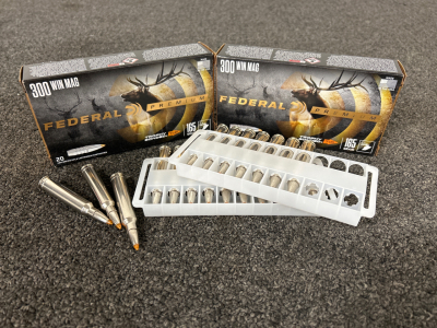 2 Boxes of Federal Premium 300 Win Mag 165 Gr.