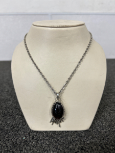 Dragons Tooth Amethyst Silver Pendant